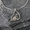 Memories of Landscapes Silver Pendant Sterling Silver Necklace Garden of Desire 