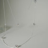 Ornate Carvings Silver Necklace with Gems Sterling Silver Necklace Garden of Desire 
