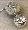 Papercut Bloom Silver Pendant and Necklace Sterling Silver Necklace Garden of Desire 