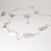 Petals on the Wind Silver Necklace Sterling Silver Necklace Garden of Desire 