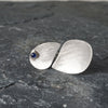 Petals Silver Ring Sterling Silver Ring Garden of Desire Blue Sapphire 