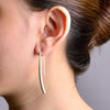 Stem Silver Earrings Sterling silver earring Garden of Desire 
