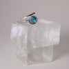 Twist Rings with Gems Sterling Silver Ring Garden of Desire Apatite with Tourmaline 