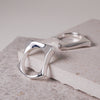 Wave Ring in Silver Sterling Silver Ring Garden of Desire 