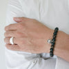 Wood Bracelet Sterling Silver Bracelet Garden of Desire 
