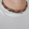 Wood + Turquoise Bracelet Sterling Silver Bracelet Garden of Desire 